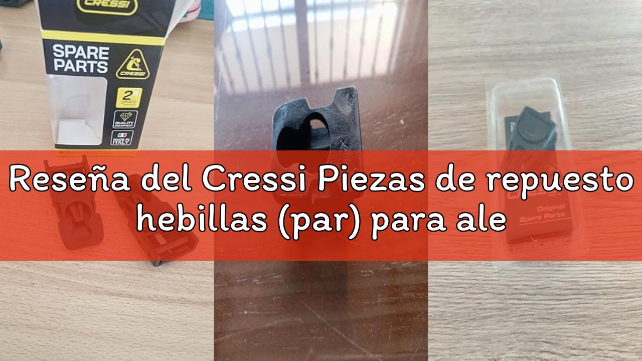 Reseña del Cressi Piezas de repuesto hebillas (par) para aletas de buceo