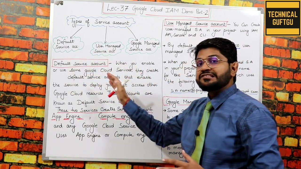 Google Cloud IAM Demo Part-2 Hindi/Urdu | Lec-37 | Service accounts in google cloud | GCP tutorials