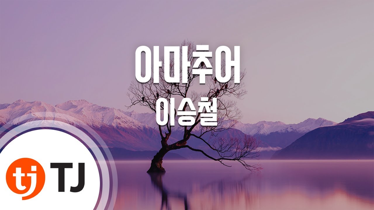 [TJ노래방 / 여자키] 아마추어 - 이승철 / TJ Karaoke