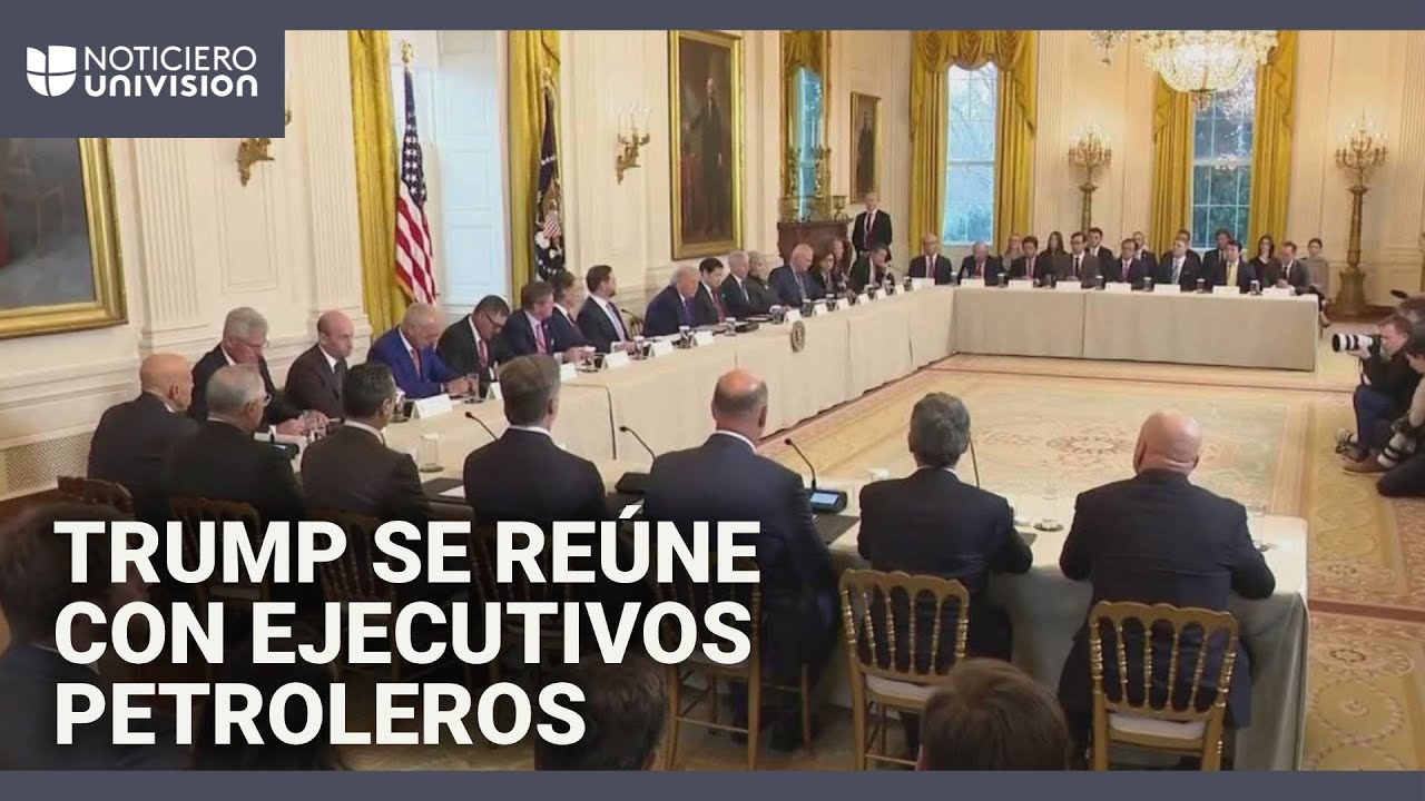 Detalles de reuni&oacute;n de Trump con ejecutivos petroleros de EEUU en busca de inversores en Venezuela