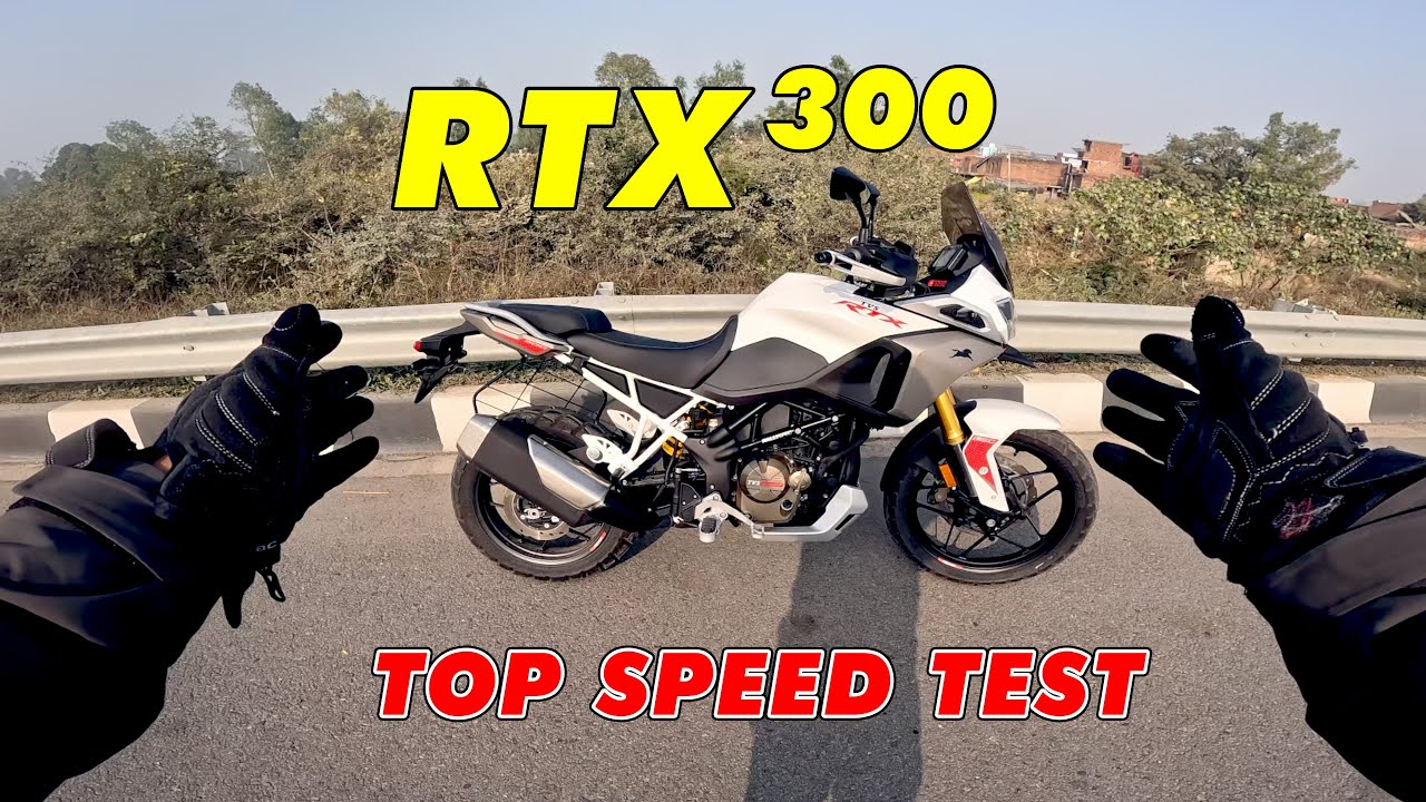 After First Service TVS Apache RTX 300 Top Speed Test | Real Highway Performance