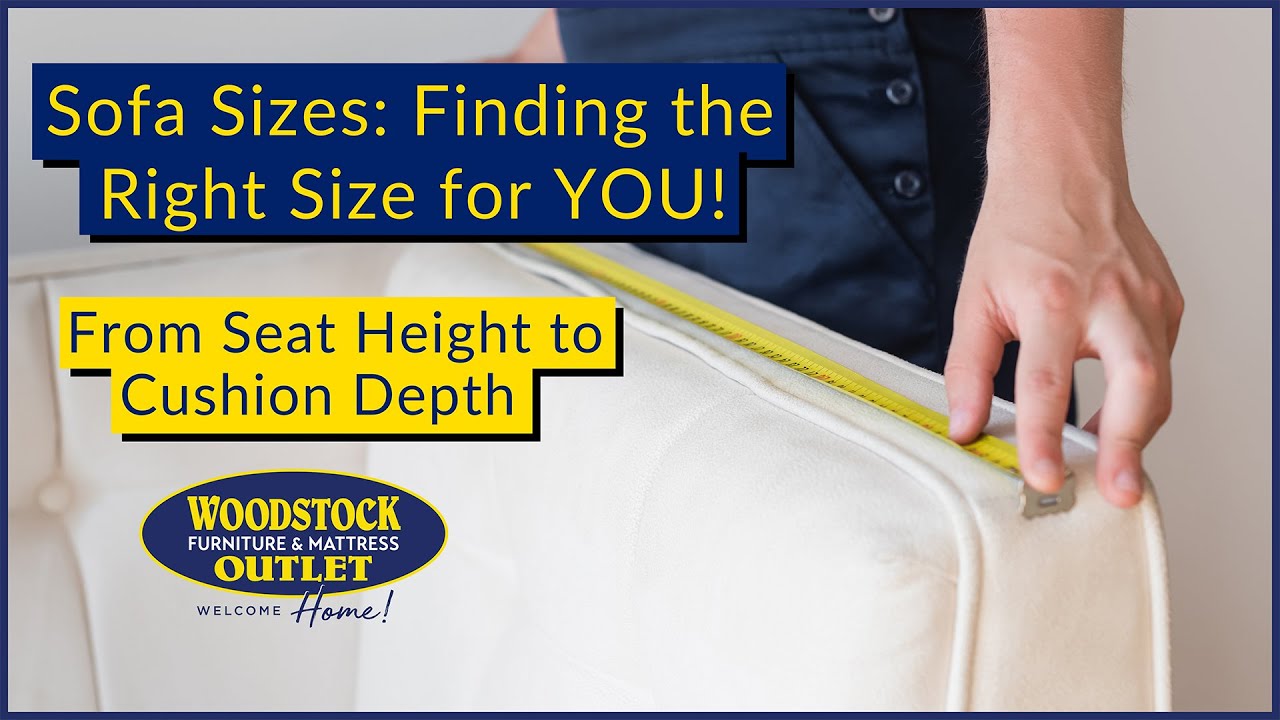 Sofa Sizes: How to Choose the Perfect Couch Size for YOUR Size!