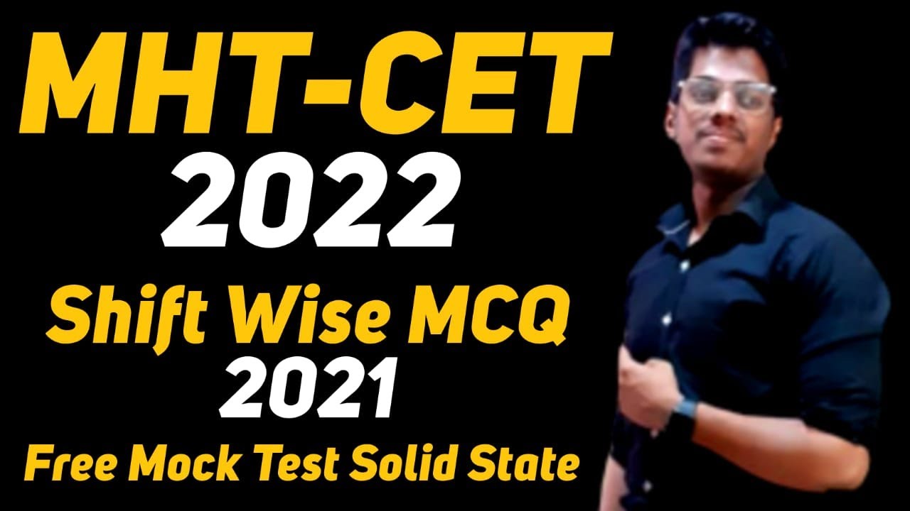 Shift wise MCQ Chemistry  2021 PYQs  for MHT-CET from exam  Sept - Oct Class12th + free Mock Test.