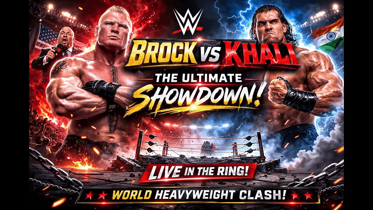 WWE Live 🔴 Full Action  brock lesner and khali| Abyss YT