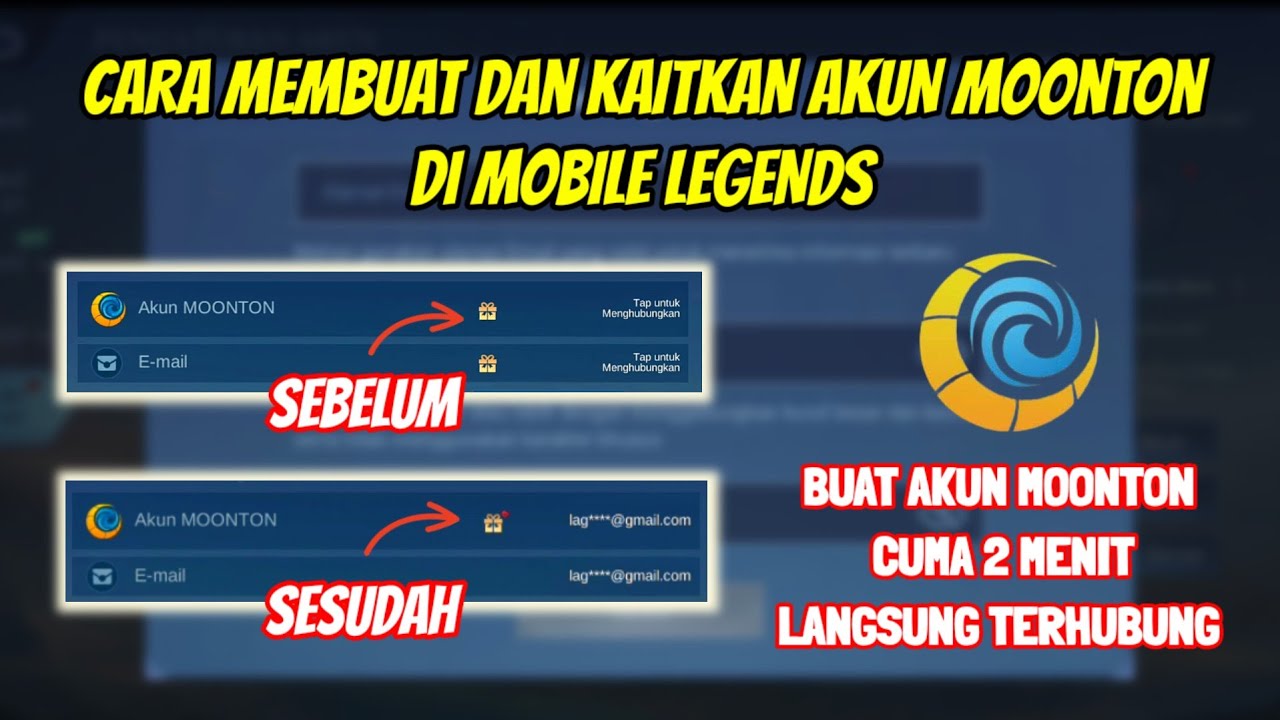 CARA MENGAITKAN AKUN MOONTON DI MOBILE LEGEND 2025 | CARA KAITKAN AKUN MOONTON 2025