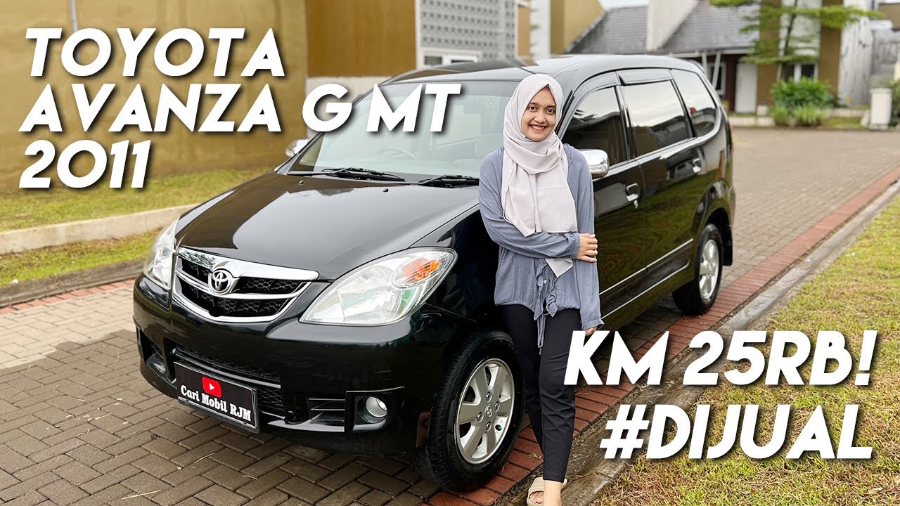 TOYOTA AVANZA 2011 type G HITAM LOW KM RARE ITEM!