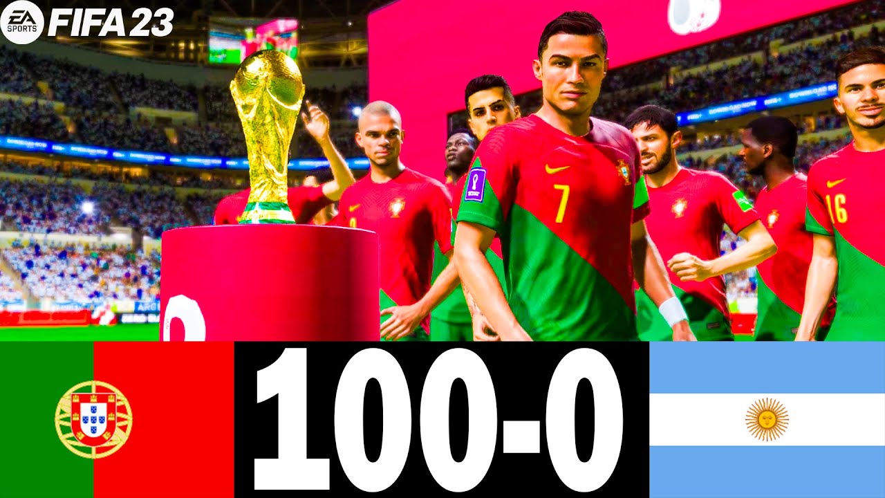 ПОРТУГАЛИЯ 100-0 АРГЕНТИНА | ФИНАЛ ЧЕМПИОНАТ МИРА ПО ФУТБОЛУ 2026 | #fifa23