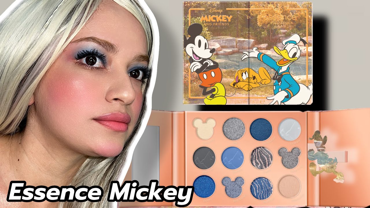 Essence-Mickey e Amigos Disney/Paleta Azul 03 Laughter is timeless/ 7 Looks+￼ comparações.