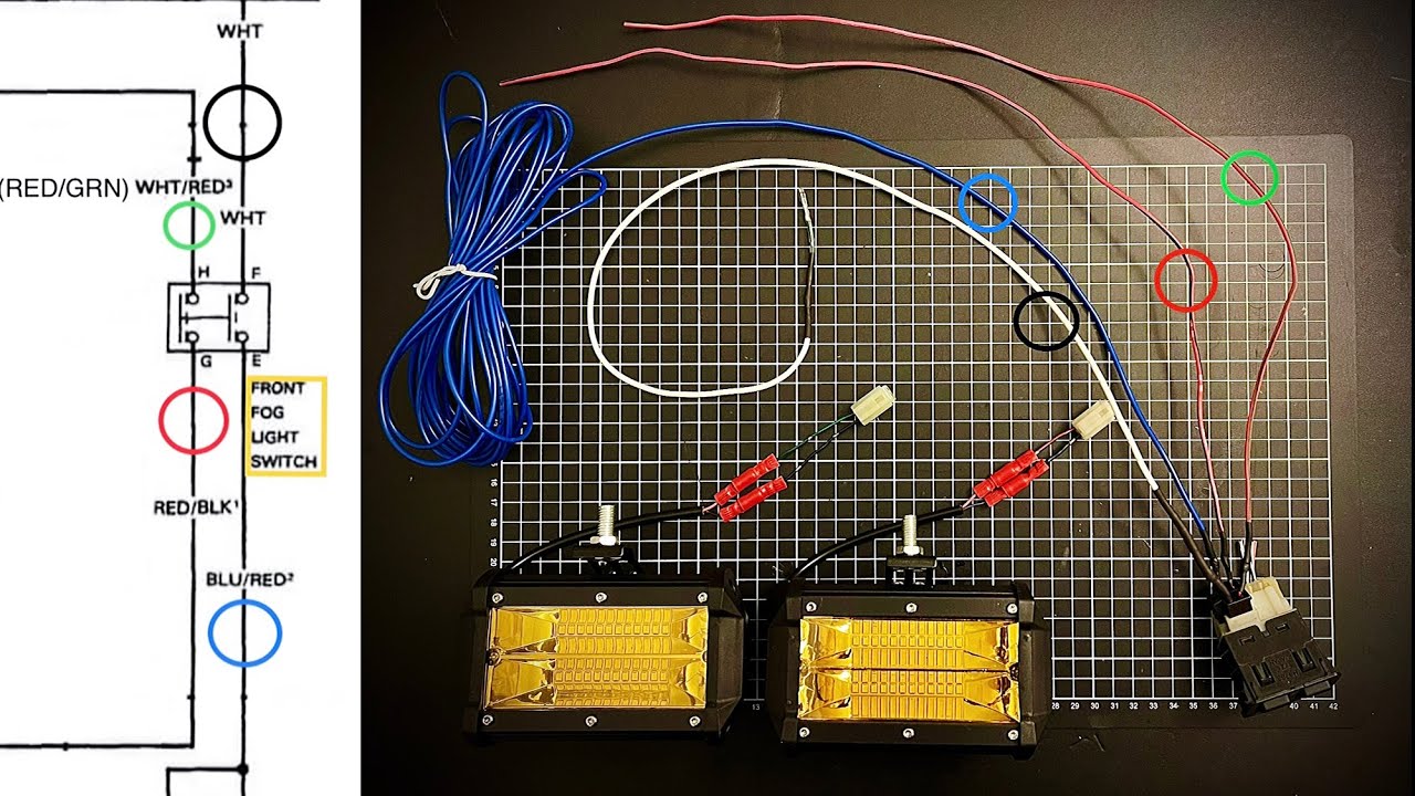 87-91 Honda 3Gen Prelude - (install) Fog lights wiring & installation