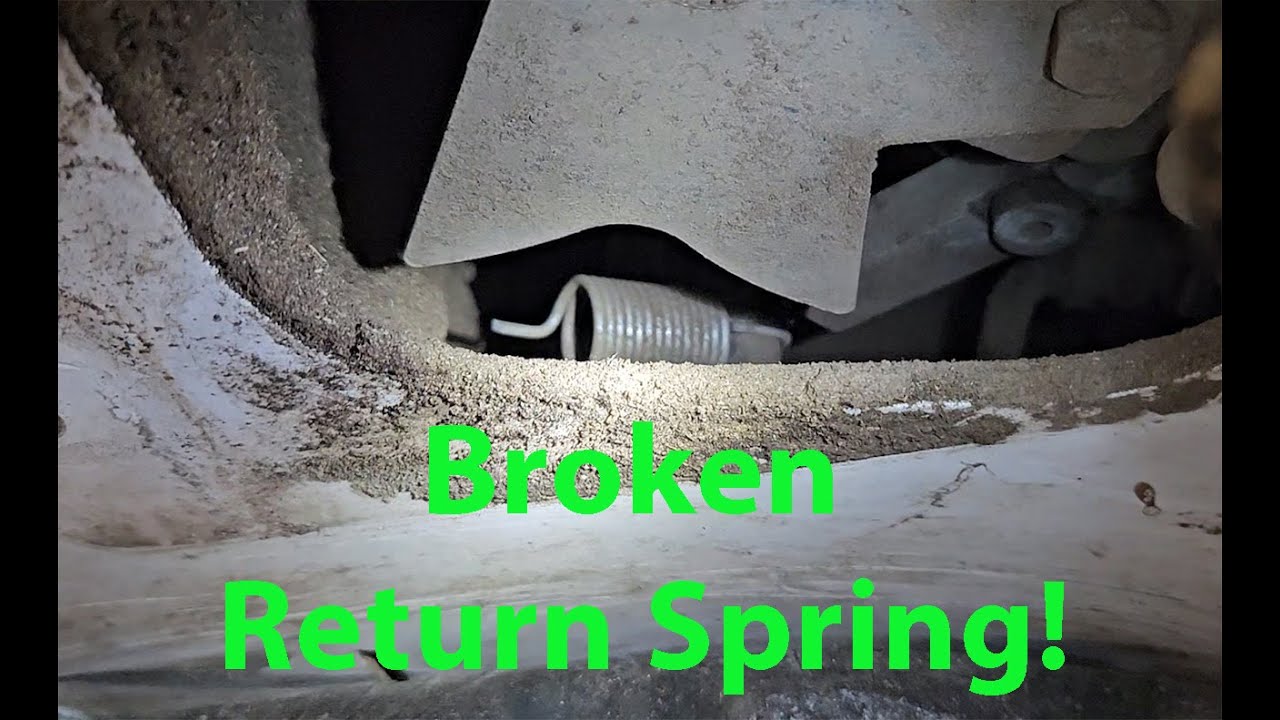 Bobcat MT100: Neutral Return Spring Replacement