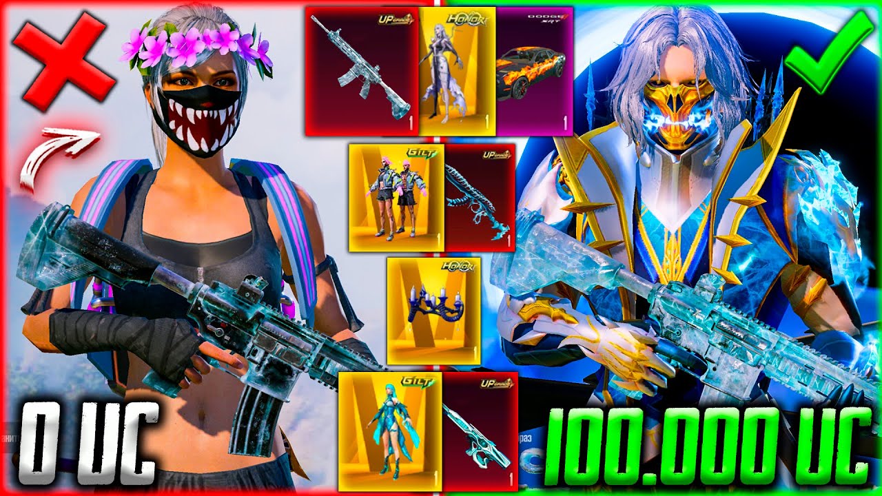 🤑 100 000 UC - САМАЯ ДОРОГАЯ ПРОКАЧКА АККАУНТА В PUBG MOBILE! ВЫБИЛ ВСЕ СКИНЫ В ПУБГ МОБАЙЛ