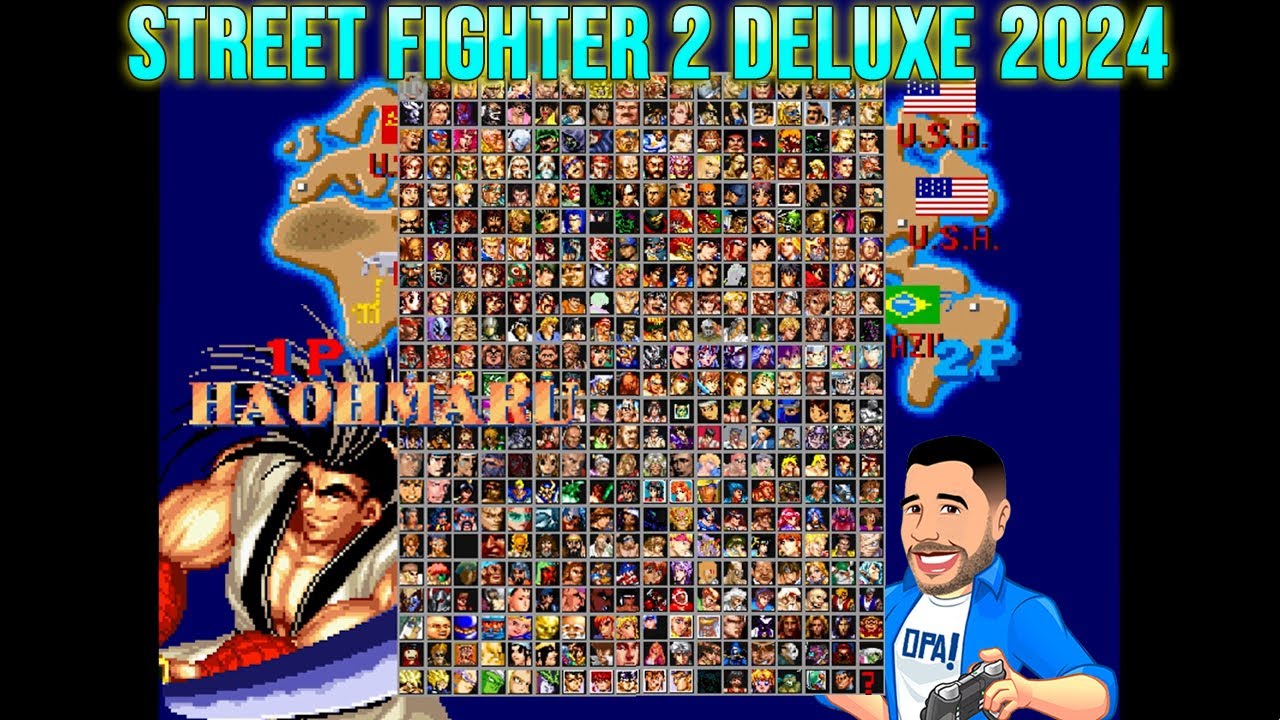 Street Fighter 2 Deluxe 2024 - Jogando com Haohmaru - Roda em PC fraco.