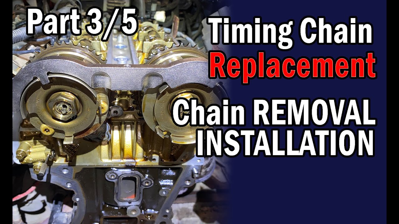 Chain Removal Installation. Timing Chain Replacement A14XER Engine Part 3/5