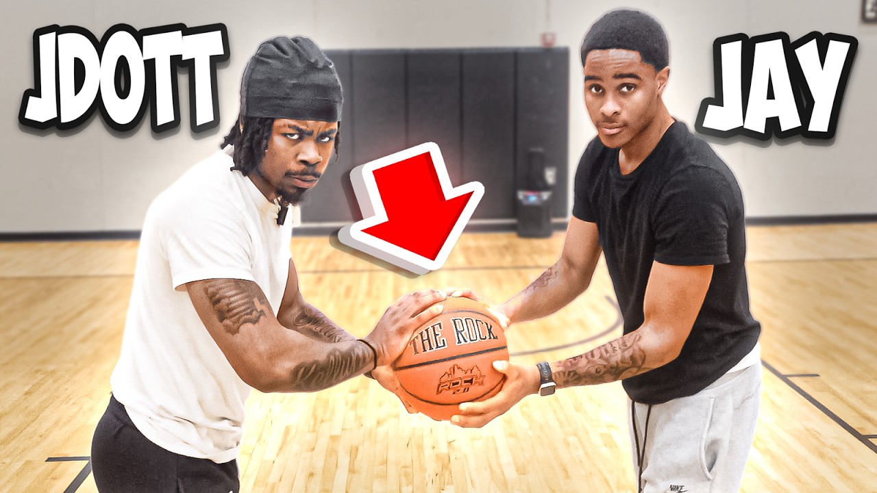 JDOTT VS JORDAN 1V1 BASKETBALL!!!!!