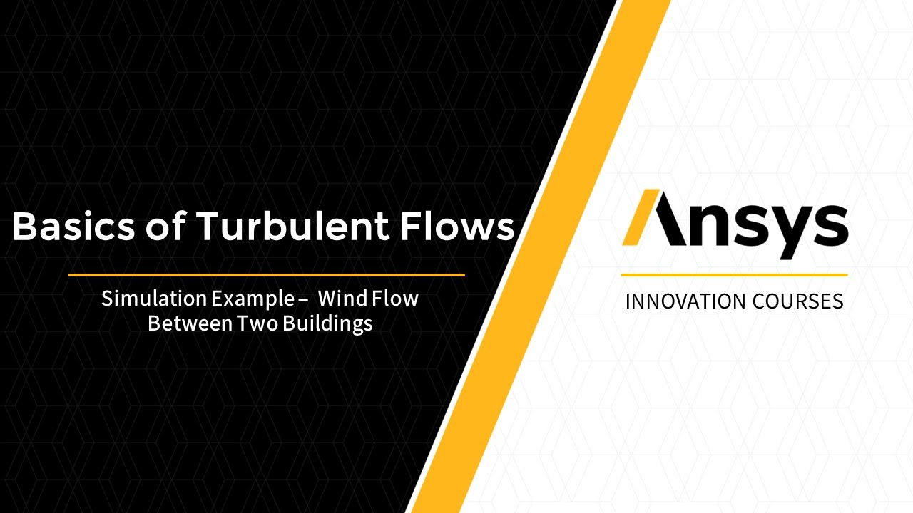 Wind Flow Between Two Buildings — Simulation Example