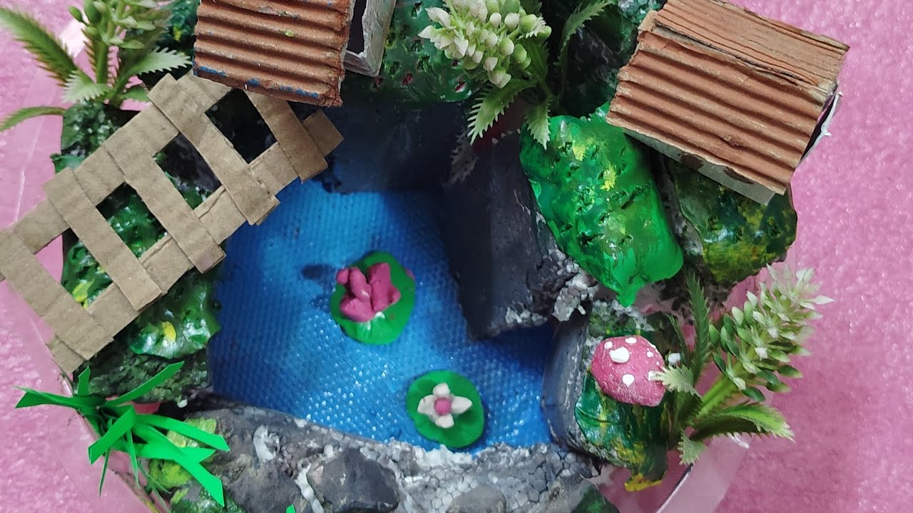 DIY Mountain village🏞🏡🏚