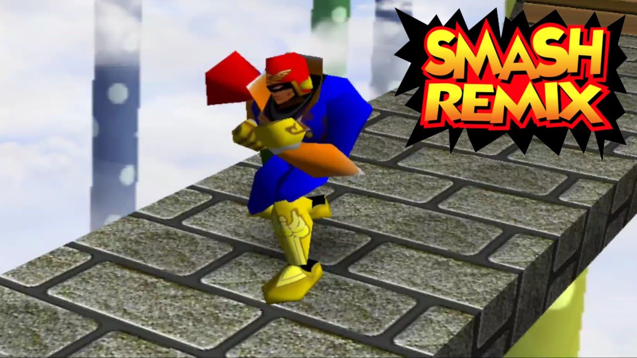 Super Smash Bros Remix HD Textures Classic Mode Hard Captain Falcon (Gameplay Android)