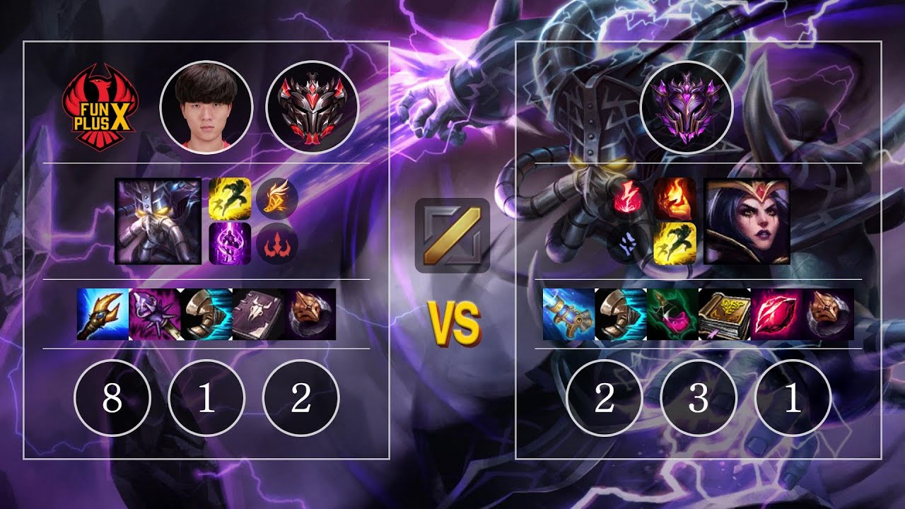 FPB Cepted Kassadin vs LeBlanc Mid - KR GrandMaster Patch 10.11