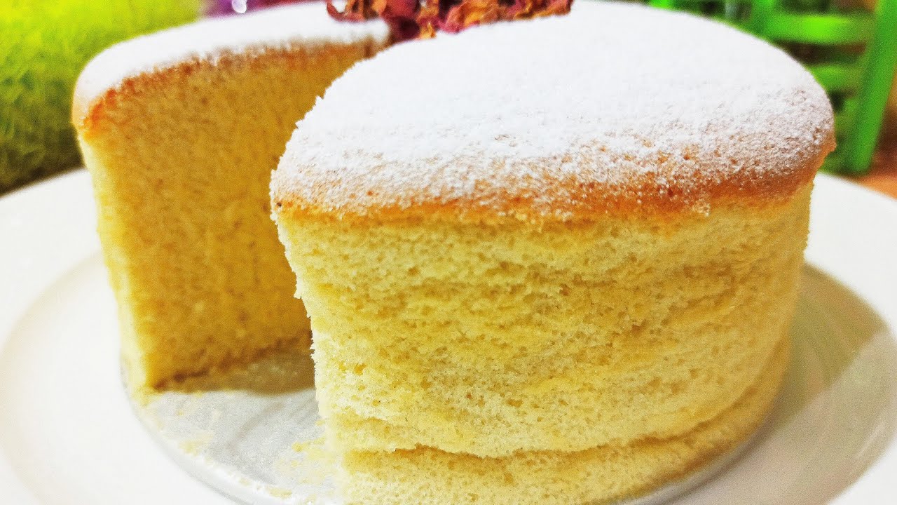 الكيك الياباني _ كاستيلا كيك _ الكيك الراقصة بأسهل المكونات وأبسط الطرق بتشهي