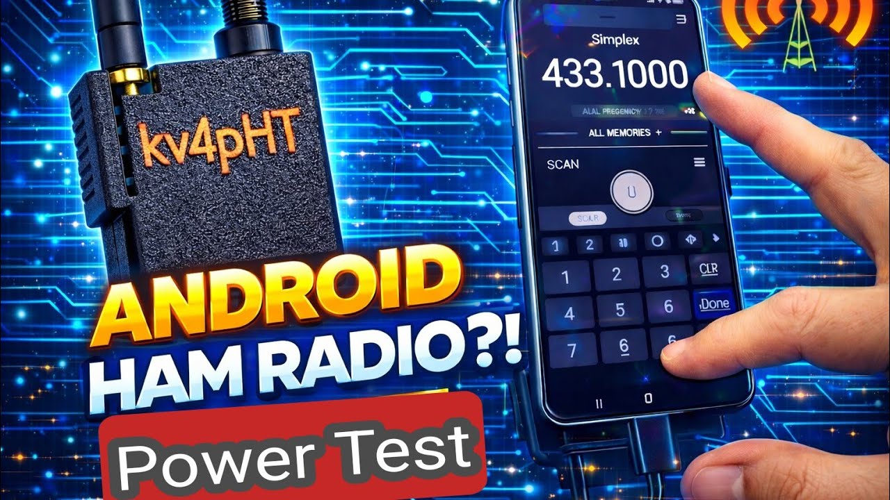 kv4p HT - Android Radio Power Test 