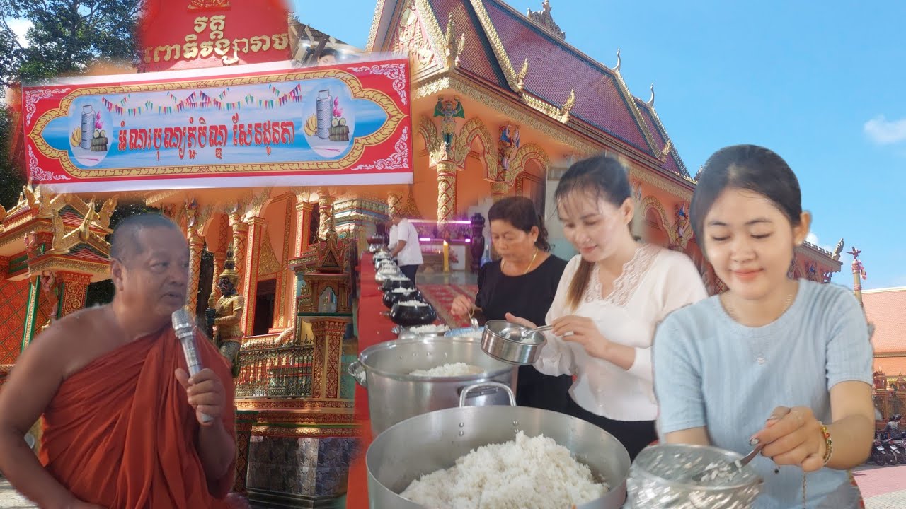 Chùa chông thọp /Lễ sớt bát cúng dường lễ sen donta nét văn hóa khmer/Sơn Tinh tv
