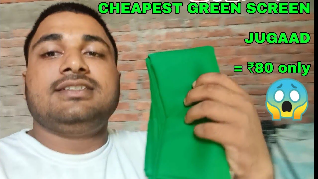 Cheapest Green Screen jugaad - Shuklaji Live || Vlog -29