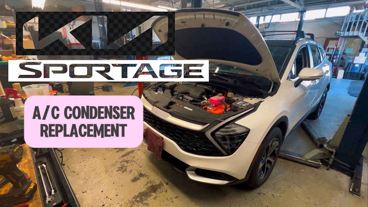 How To Replace a Leaking A/C Condenser 23-25 KIA SPORTAGE @WrenchingRyan
