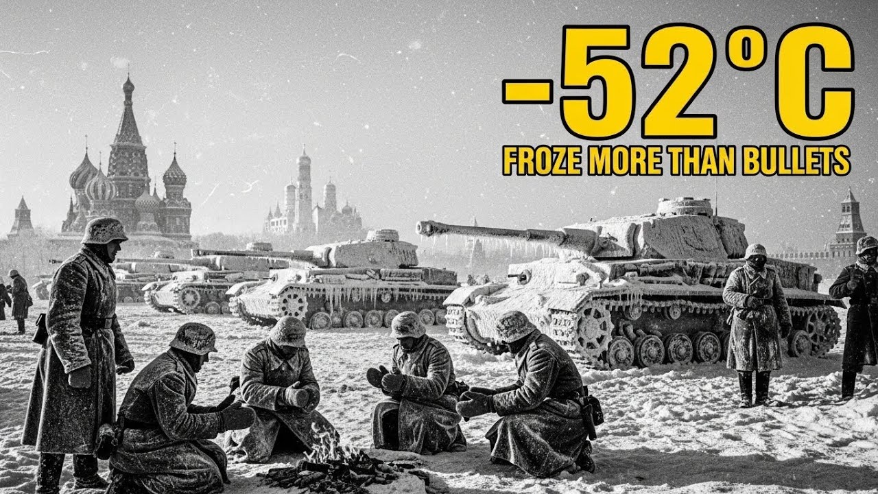 Зима с температурой минус 52&deg;C заморозила больше немцев, чем пули &ndash; Москва, 1941 год!