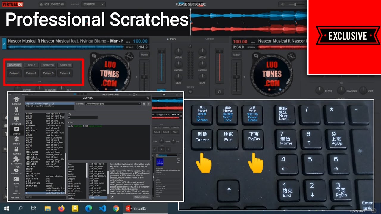 Virtual Dj Tutorial: Master the Art of Scratch With Two Keys Like a Pro.