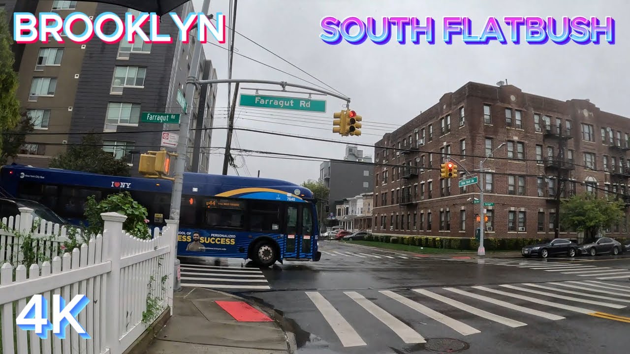 SOUTH FLATBUSH AVE.H AND NEW YORK AVE.[4K] WALKING TOUR NYC (09 24, 23)!!!
