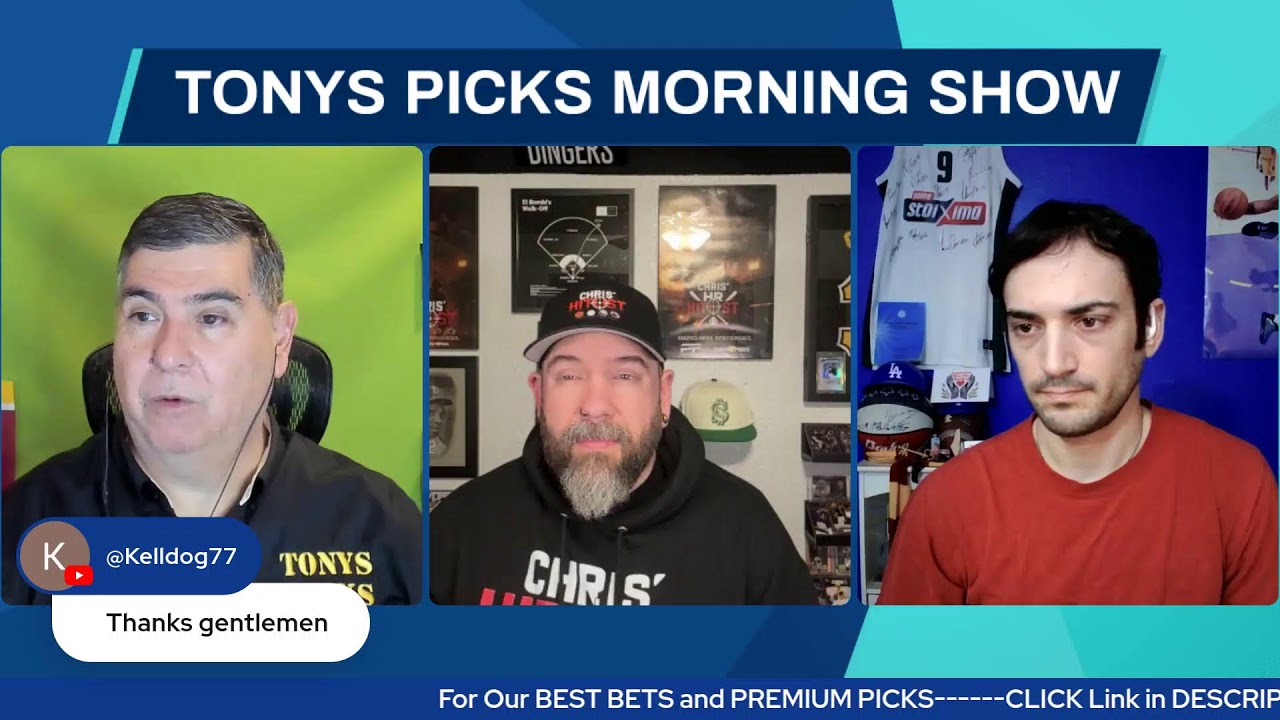Live NFL NBA NCAAB NHL Picks Tonys Picks Morning Show 1-25-2026