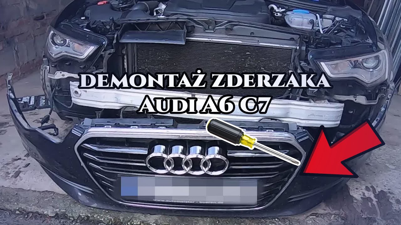 Demontaż Zderzaka Audi A6 C7
