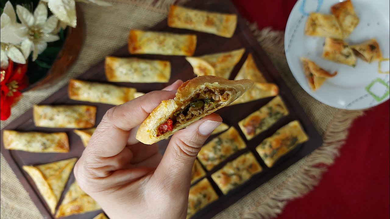 3 FORMATOS DE SALGADOS PARA FESTA COM MASSA DE PASTEL! Receita Fácil, Deliciosa e Cheia de Dicas