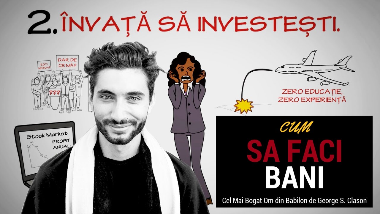 CUM SĂ FACI BANI | CEL MAI BOGAT OM DIN BABILON DE GEORGE S. CLASON | ANIMAȚIE CARTE | 3 PRINCIPII