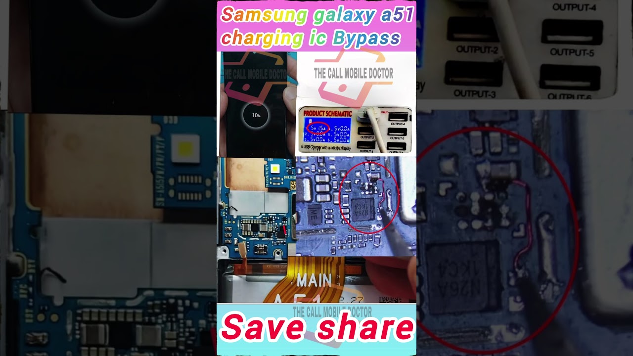 ✅️ samsung A51 Charging Jumper Solution 💯