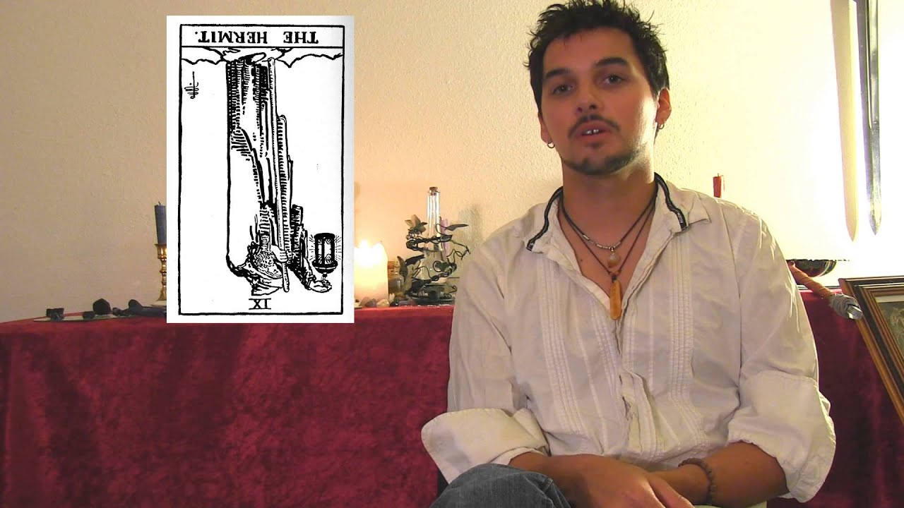 9. The Hermit - Upright and Reversed