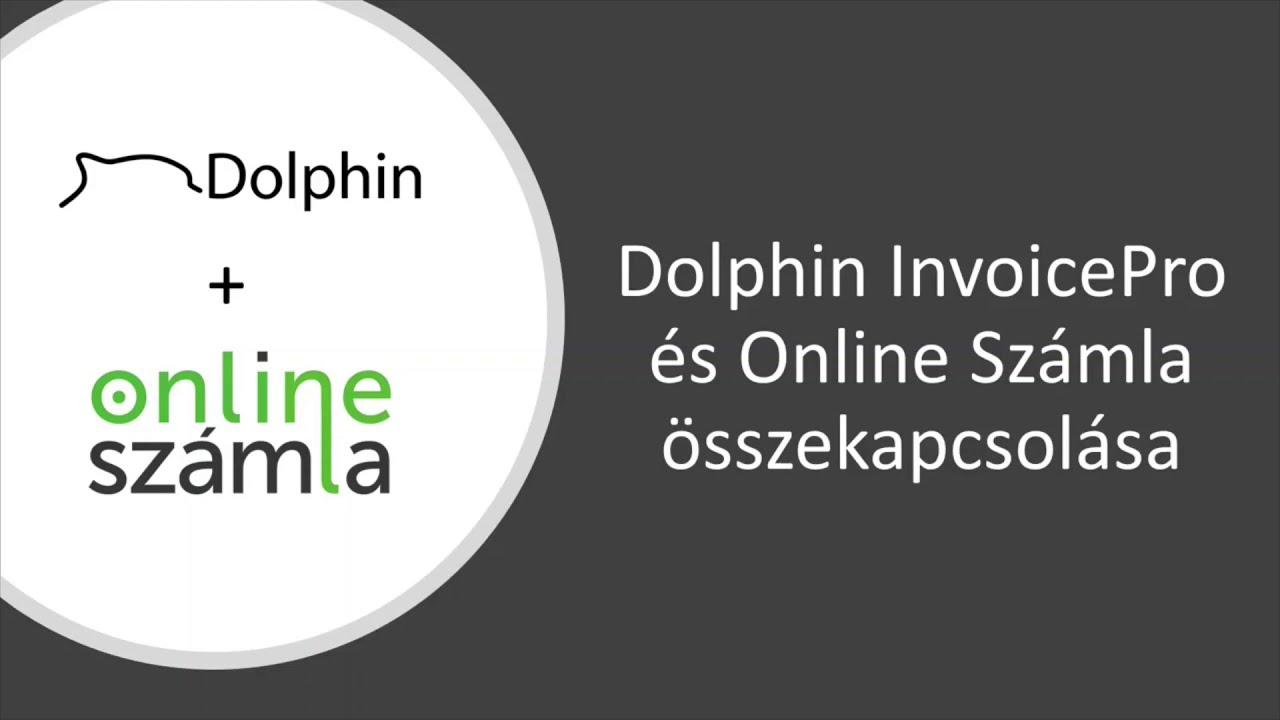 Dolphin-InvoicePro számlázó program összekapcsolás NAV online adatszolgáltatással