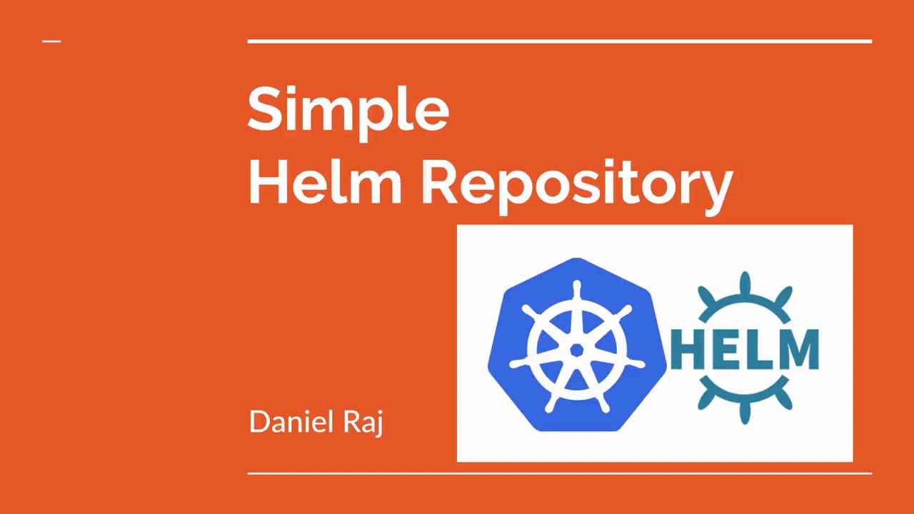 Setting up Helm Repo in less than 5 mins