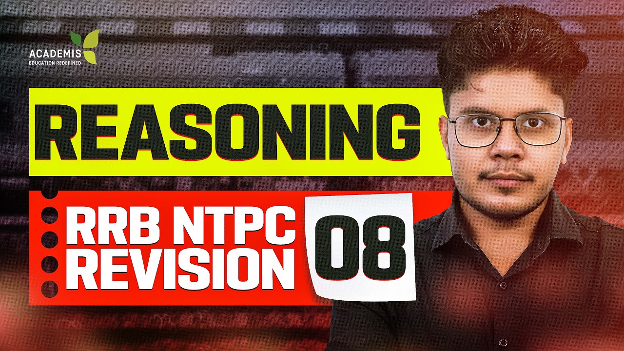 RRB NTPC REASONING Class - Order & Ranking