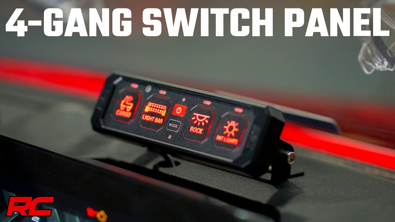 4-Gang Switch Panel