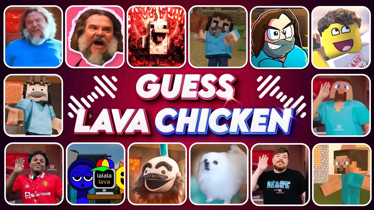 Guess Steve's Lava Chicken Songs And Covers 💎⛏️ A Minecraft Movie Animation Quiz