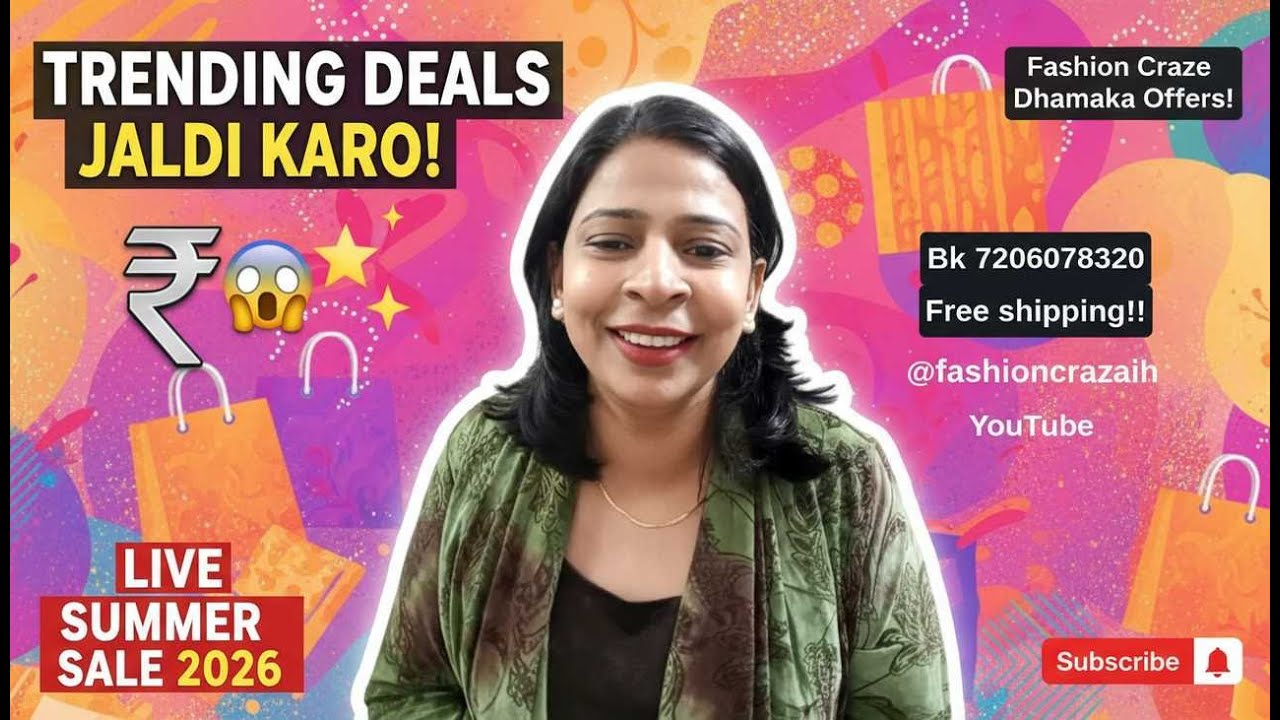 LIVE Summer Sale 2026 💃 | Fashion Craze Dhamaka Deals