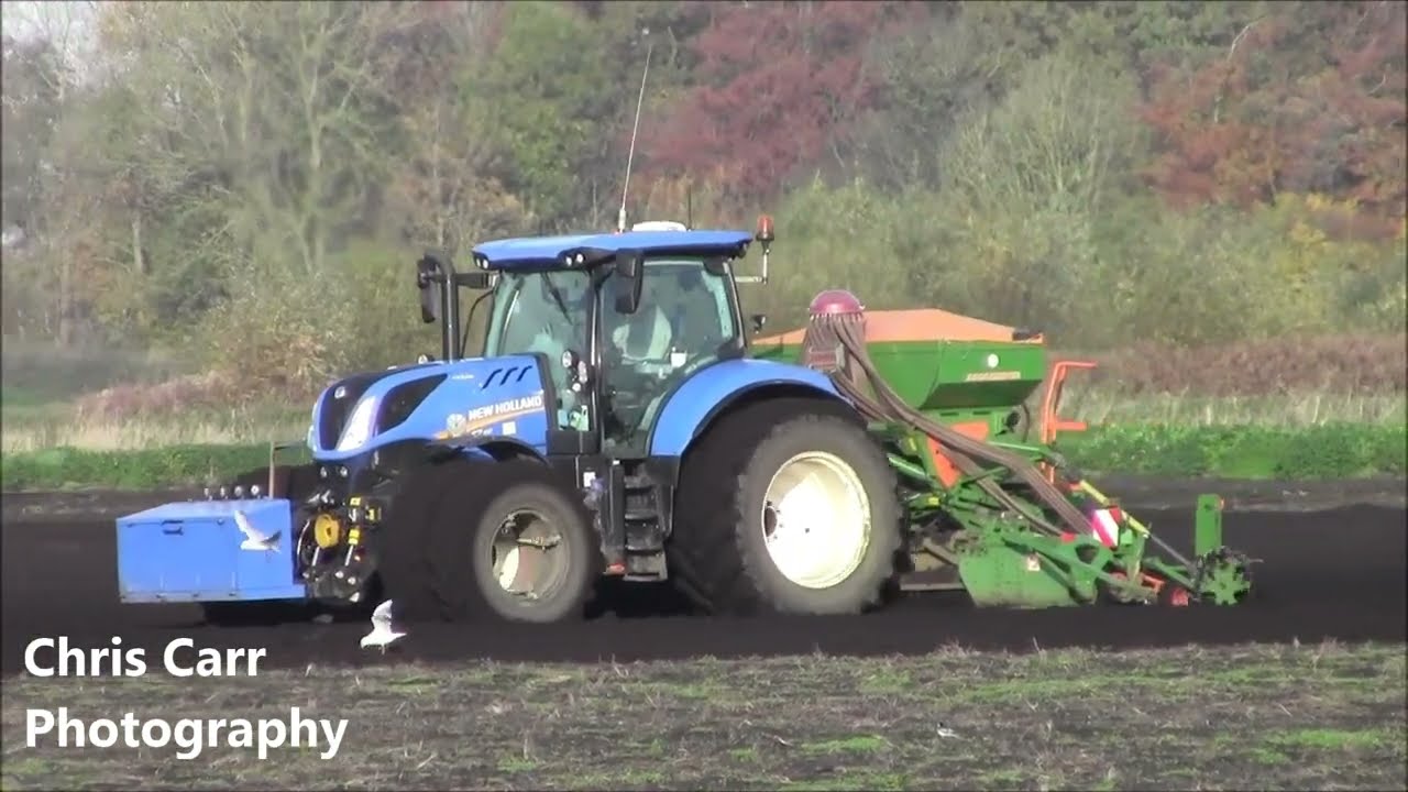 3 New holland T7.210`s ploughing and drilling (HD) 2021