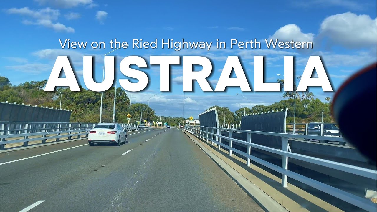 View on the Ried Highway in Perth Western Australia