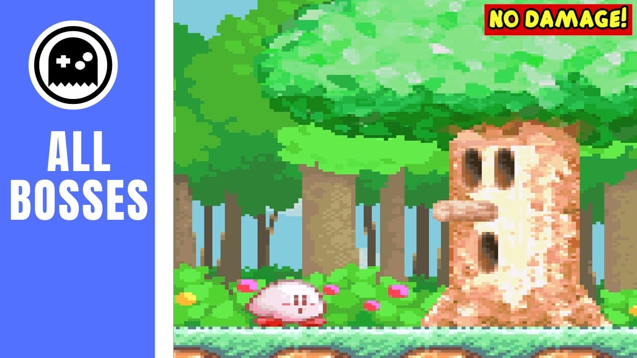 Kirby's Dream Land 3 (SNES) - All Bosses - (No Damage)