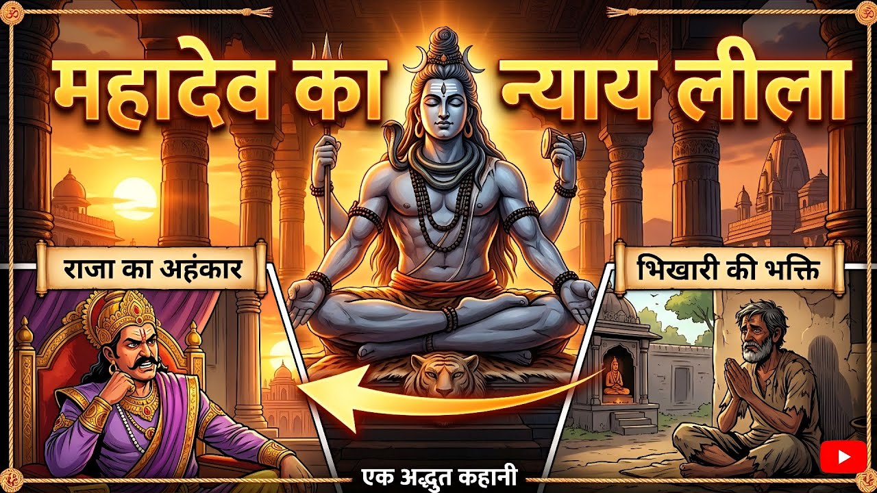 महादेव की न्याय लीला | घमंडी राजा और गरीब भिखारी की सच्ची कहानी | Shiv Bhakti Kahani