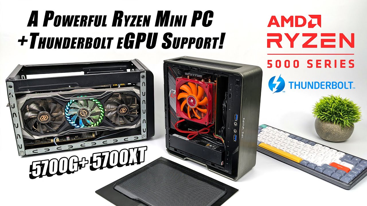 You Can Now Use A Thunderbolt eGPU With This Tiny Ryzen 5700G Gaming PC!