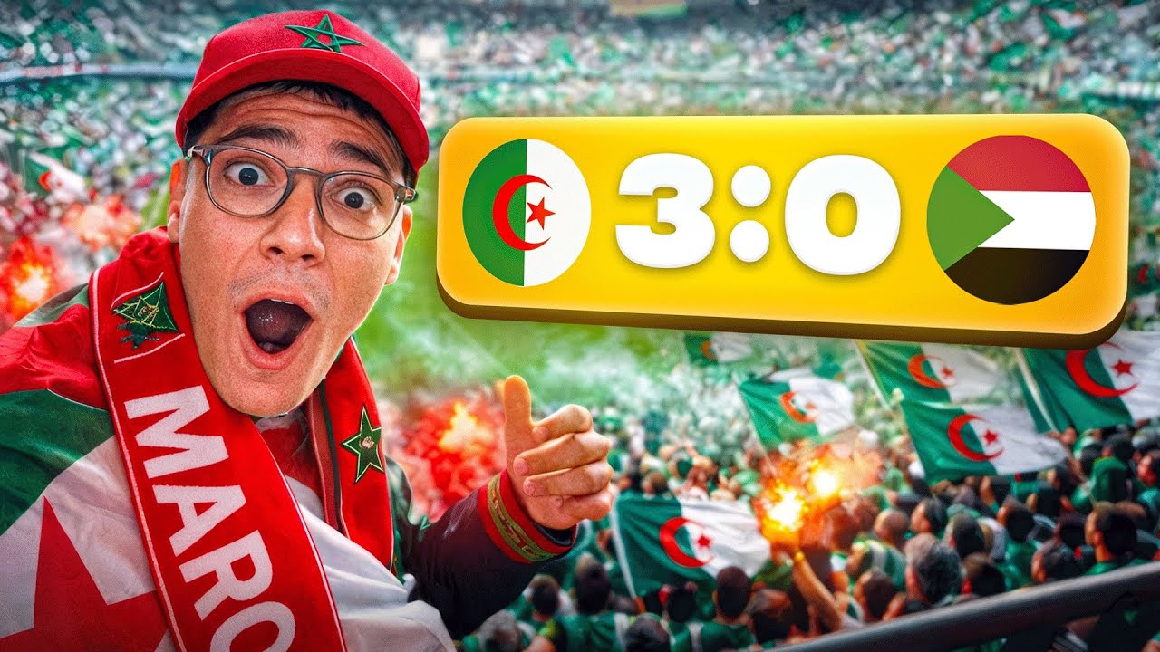 L'ALGÉRIE PORTÉE PAR SES SUPPORTERS MAROCAINS ET ALGÉRIENS