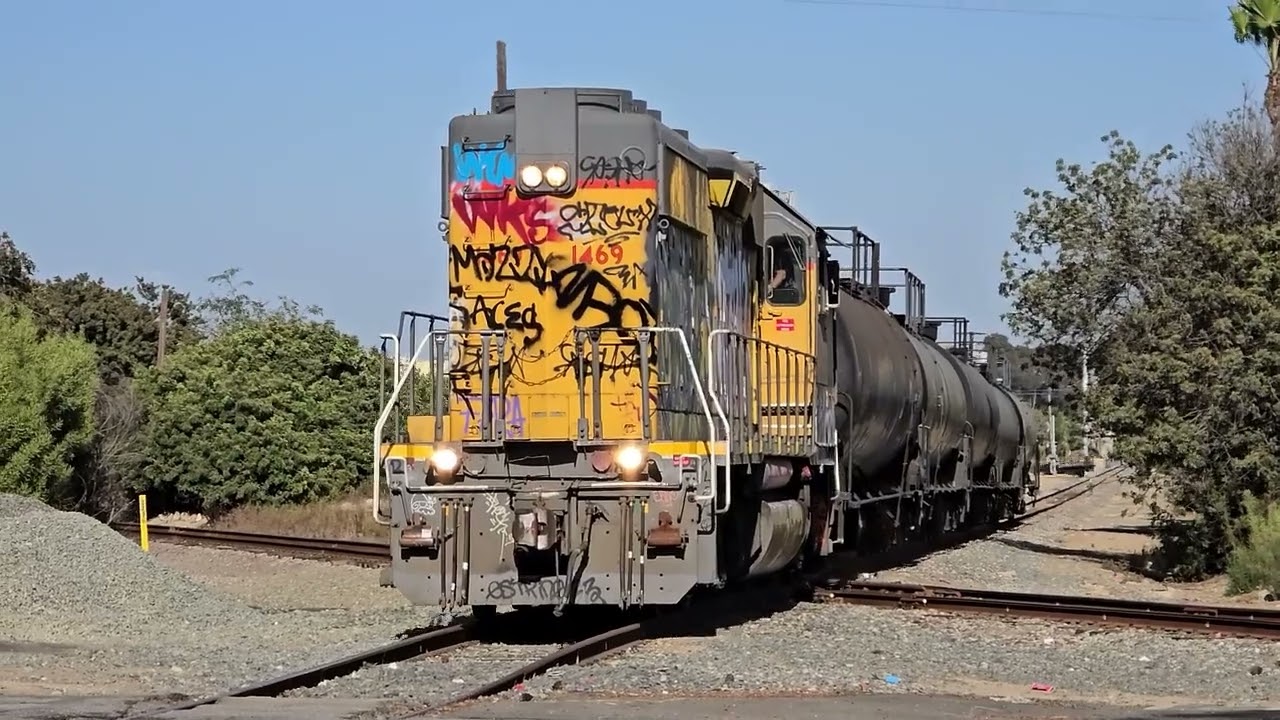 [HD] Union Pacific LOW20 El Segundo Local Chase from LA to El Segundo