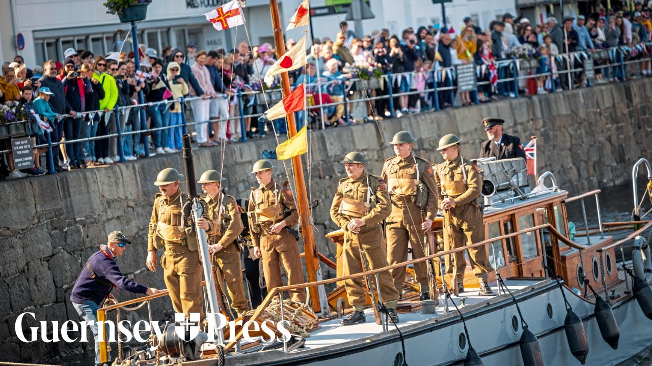Guernsey’s liberation re-enacted on the 80th anniversary 🇬🇬